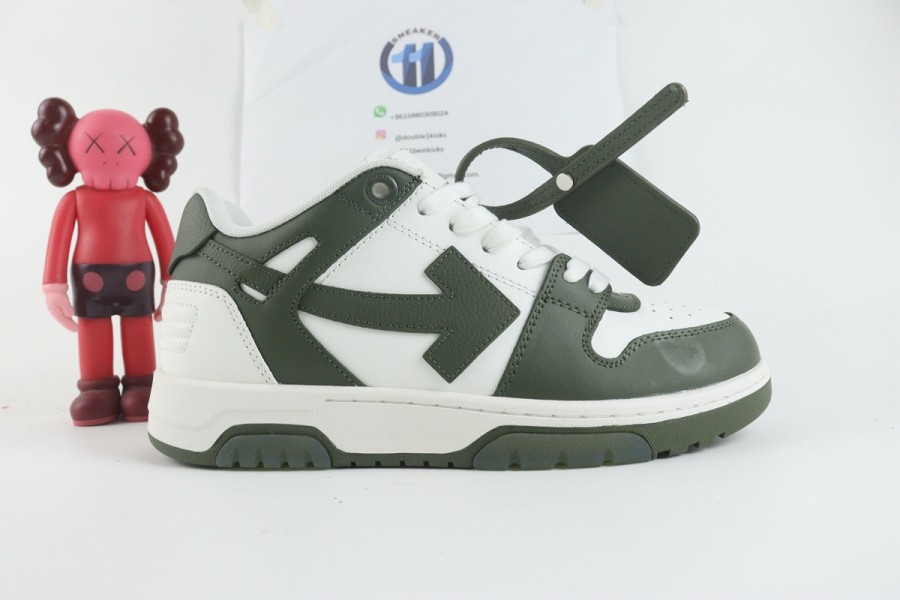 OFF-WHITE - Out Of Office 000 Low "White Green"