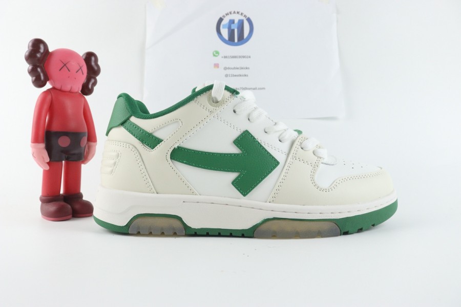 OFF-WHITE - Out Of Office 000 Low "White Green"